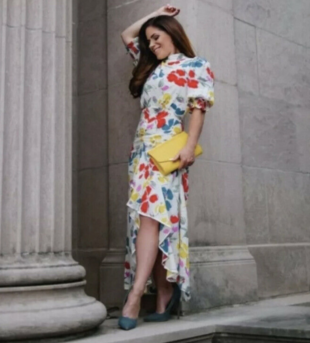 NWT Rixo Target White Floral Dress
